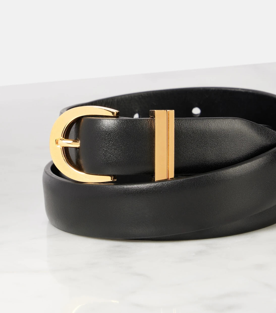 Khaite - Luna leather belt