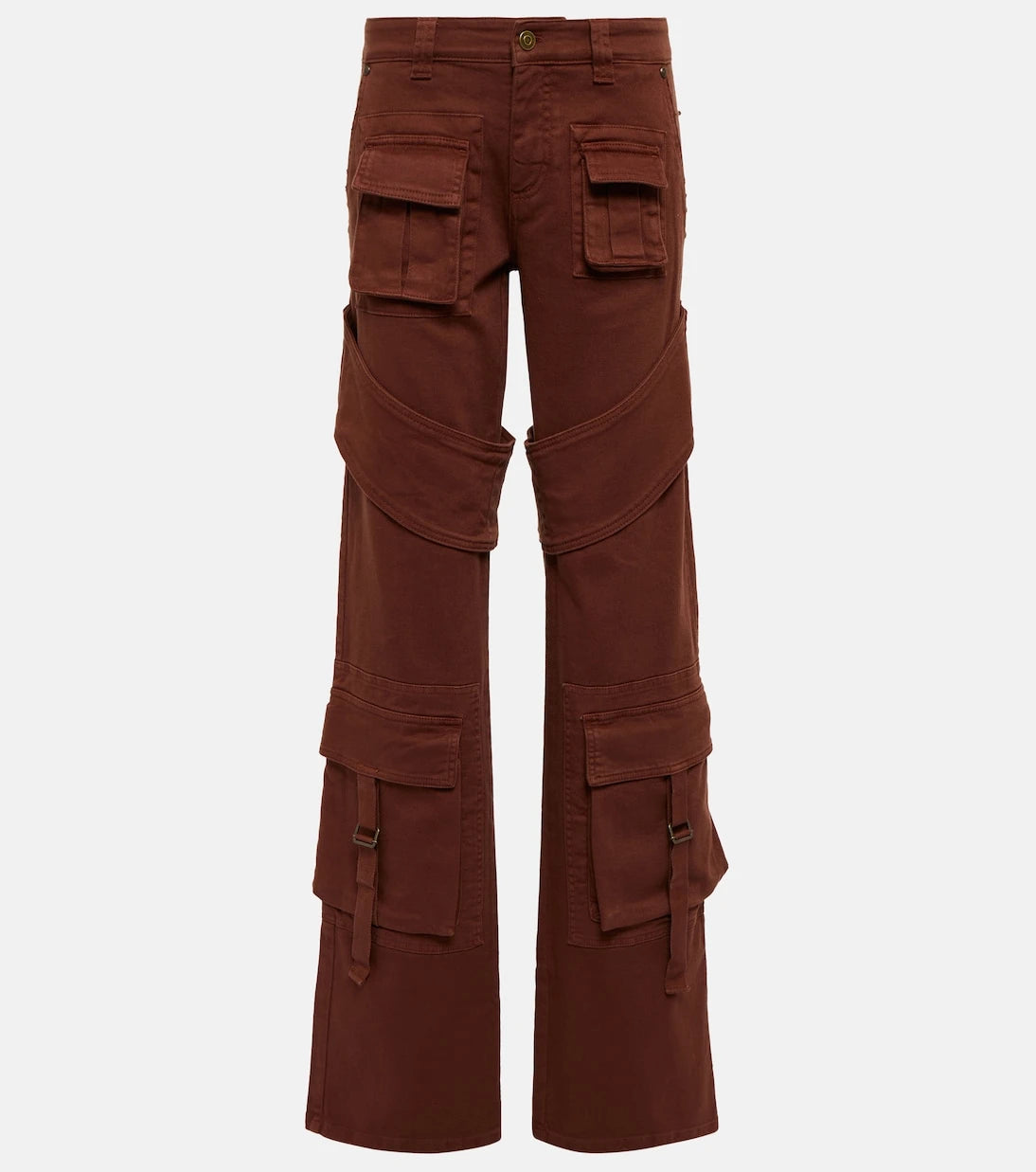 Blumarine - Pamuk kanvas kargo pantolon