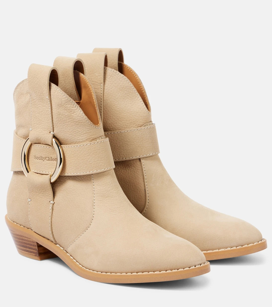 See By Chloé - New Ring 40 leather ankle boots