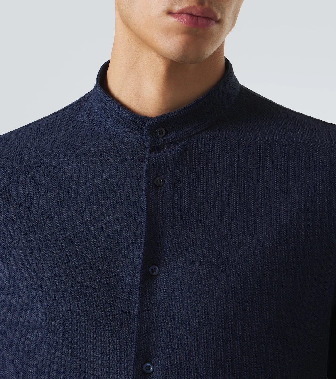 Brunello Cucinelli - Striped cotton and silk shirt