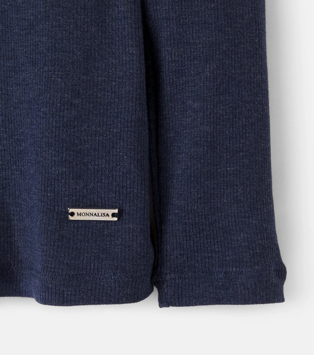 Monnalisa - Ribbed-knit turtleneck top