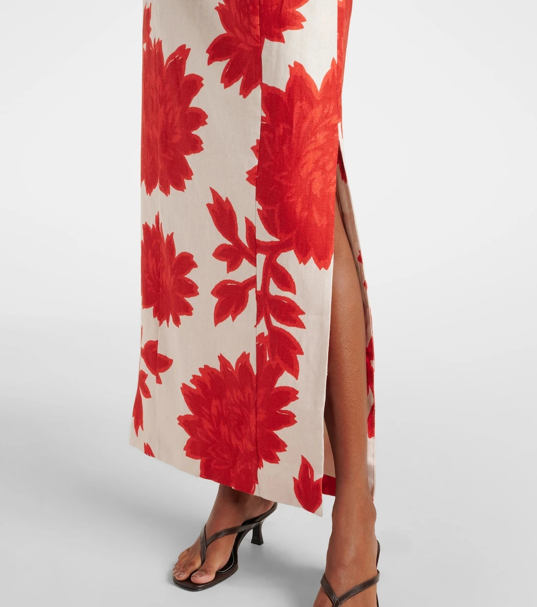 SIR - Floral linen maxi dress