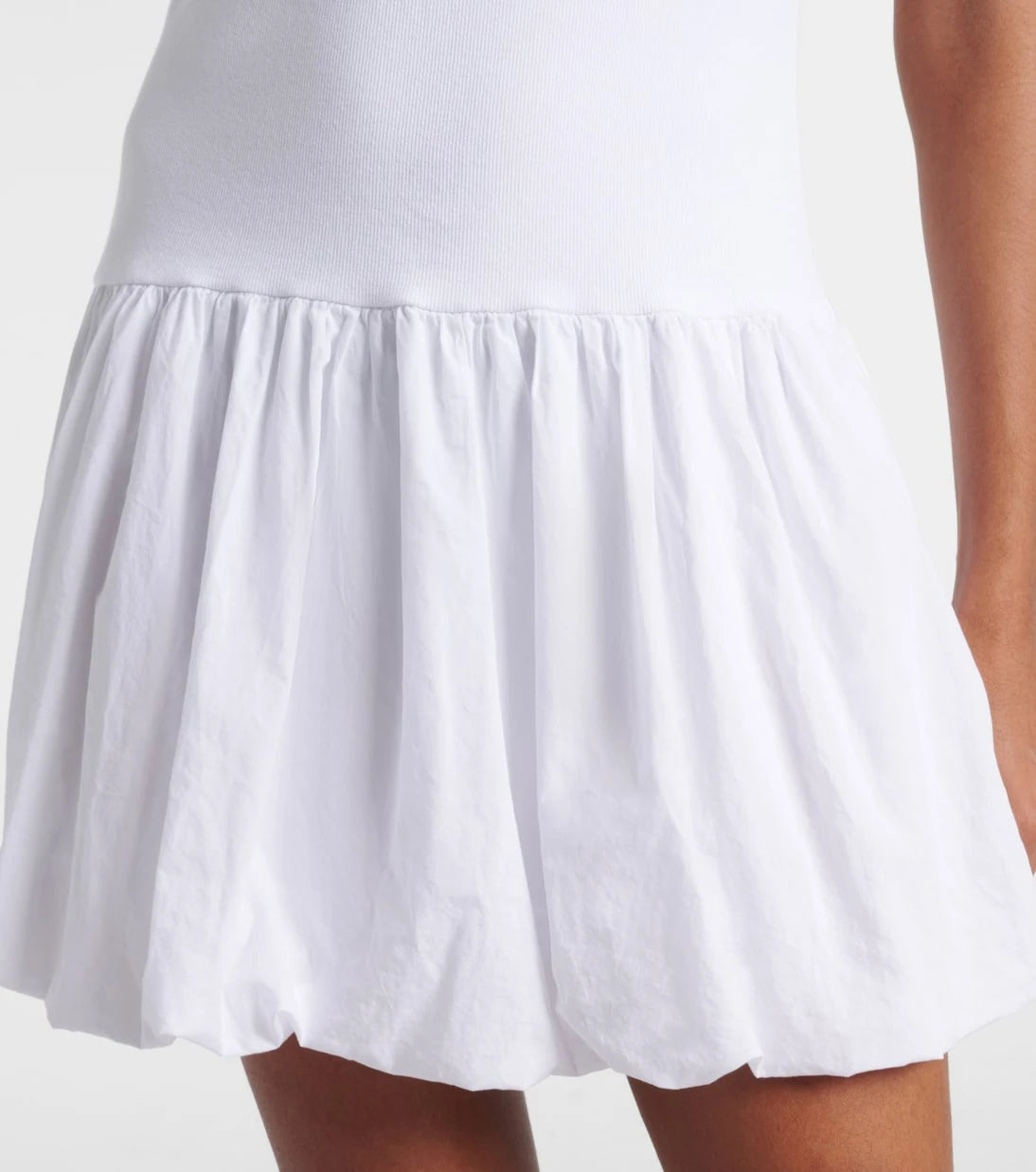 Velvet - Isla cotton-blend poplin minidress