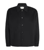 FRAME Wool Double-Faced Overshirt BLK