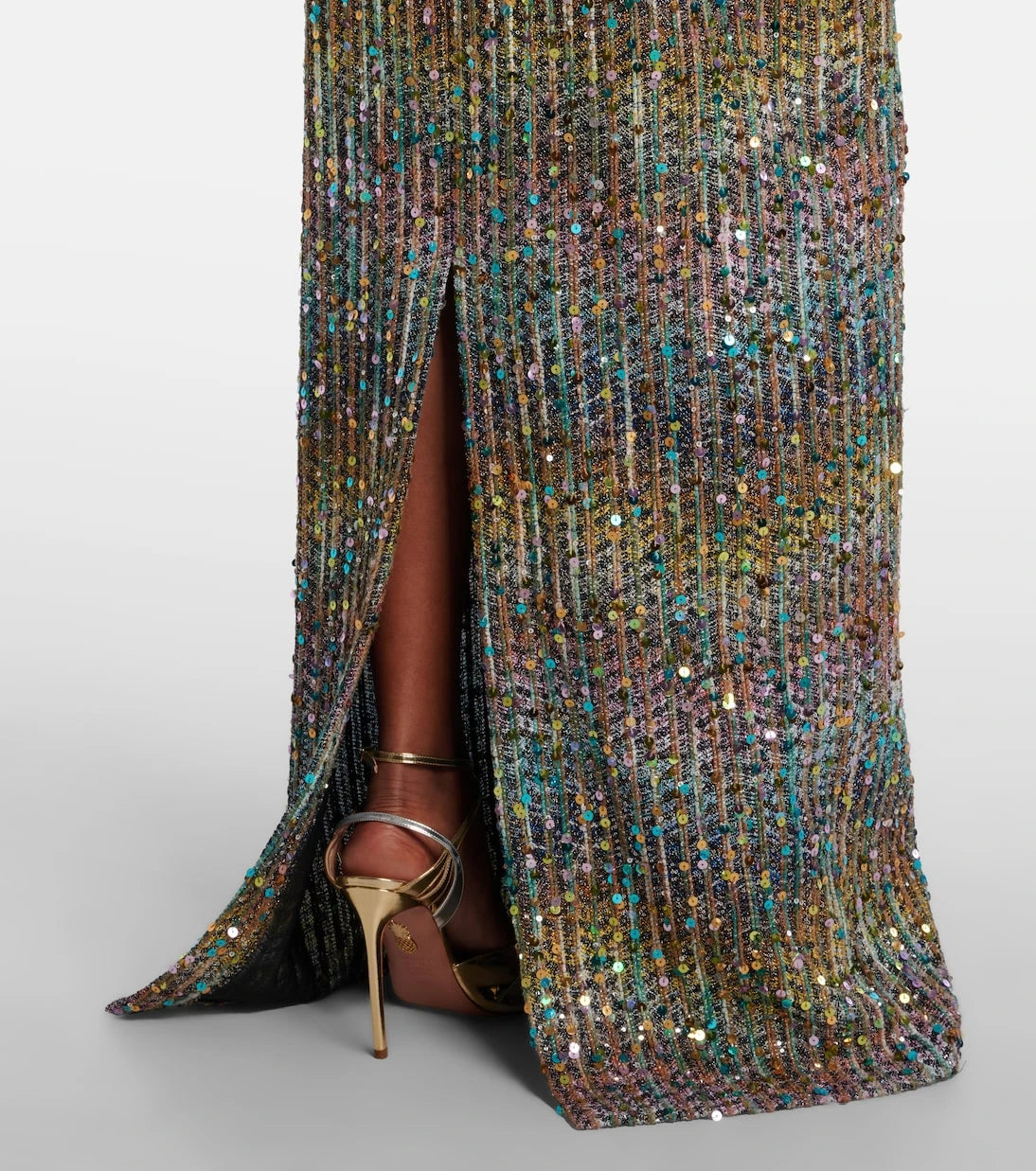 Missoni - فستان لاميه مزين بالترتر