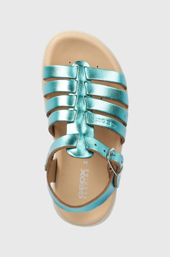 Детски сандали от кожа Geox SANDAL SOLEIMA