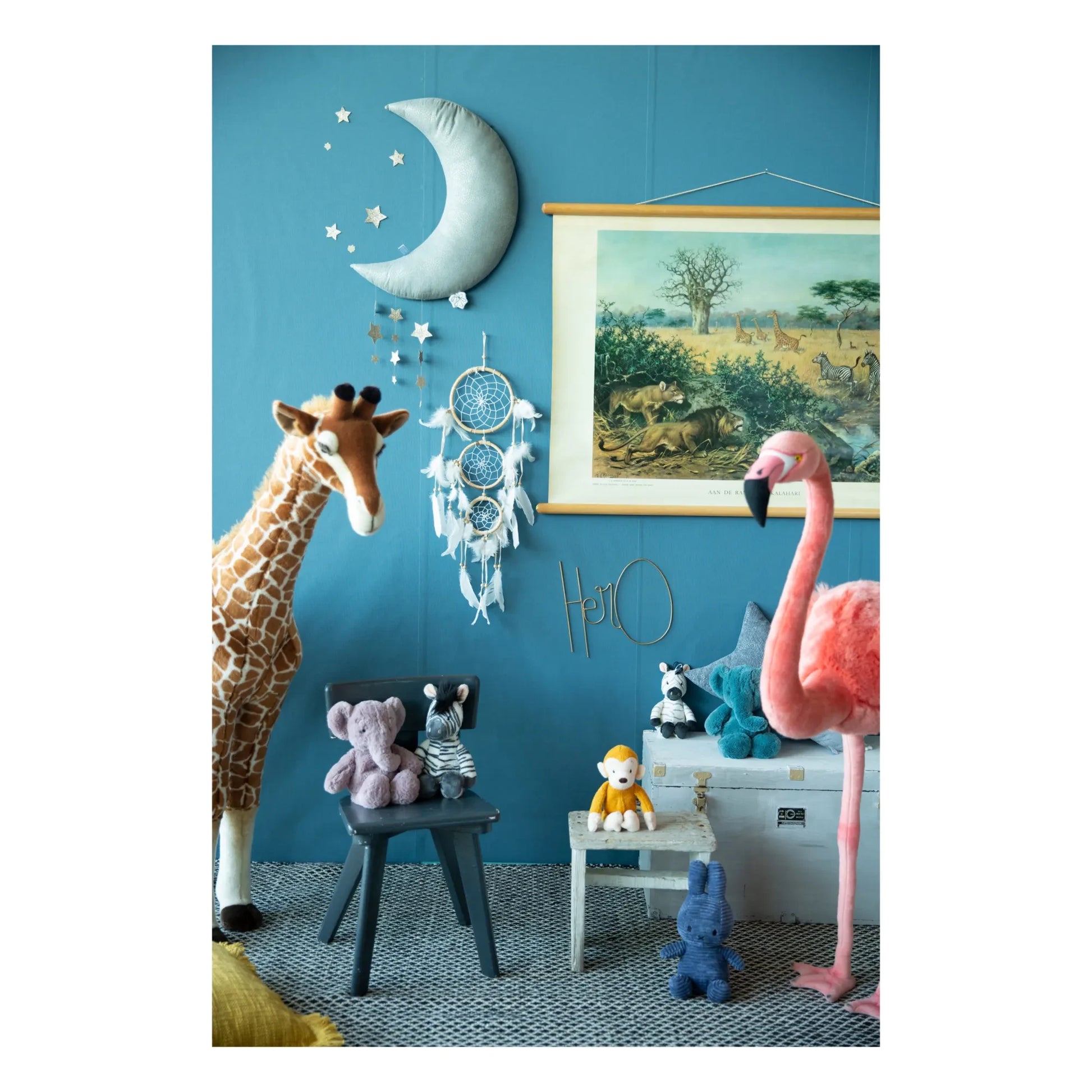 Bon Ton Toys - Ebu the Elephant plush  | Pink