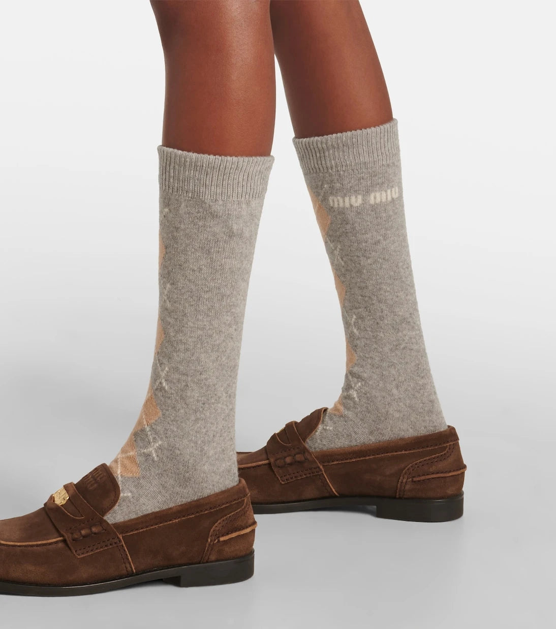 Miu Miu - Wool and cashmere-blend socks
