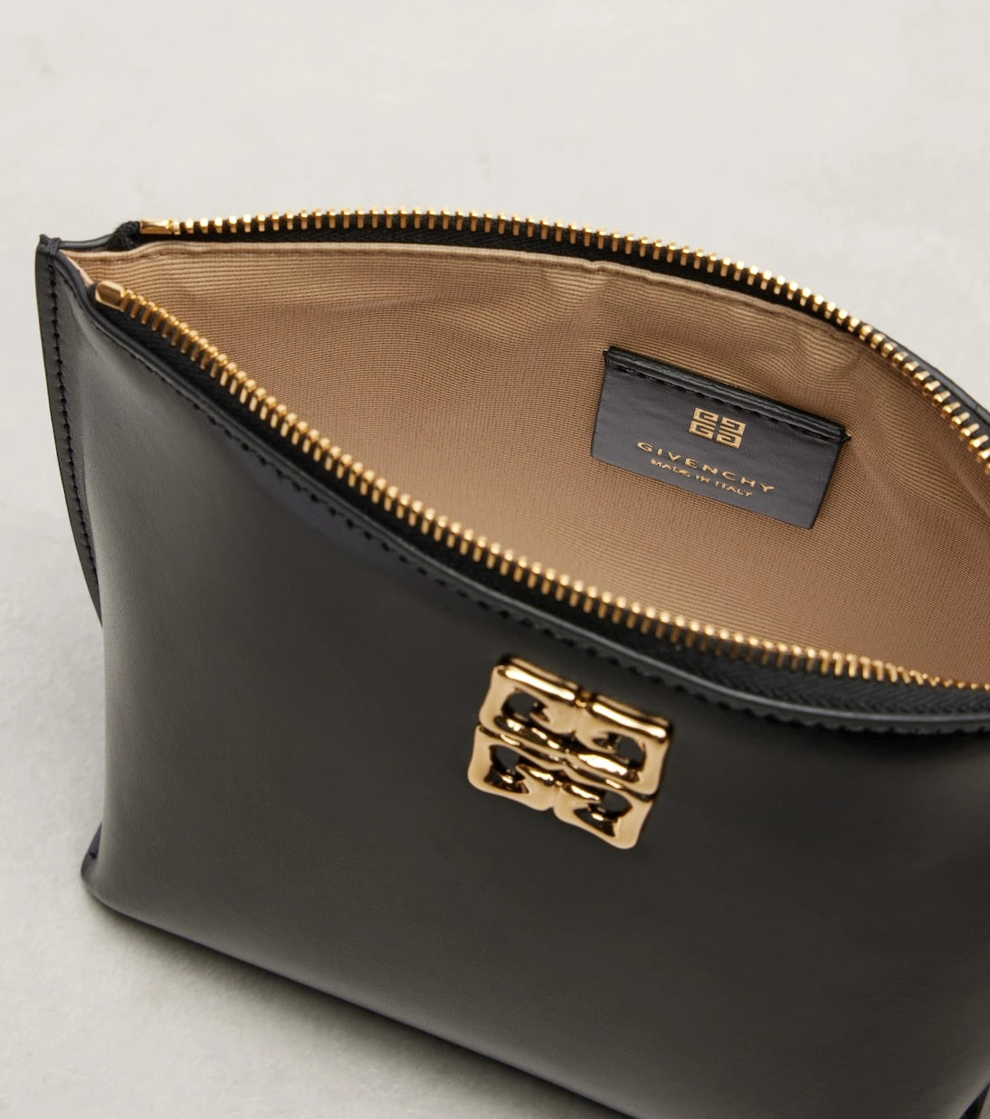 Givenchy - 4G Liquid Small leather clutch