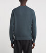 Brioni Green Cotton-Silk-Cashmere Trama Weave Sweater