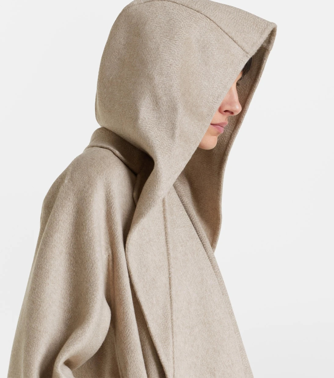 Max Mara - Hooded cashmere scarf
