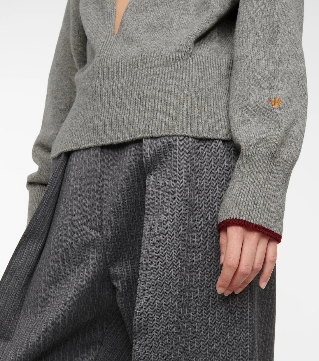 Victoria Beckham - Cutout cashmere-blend knit sweater