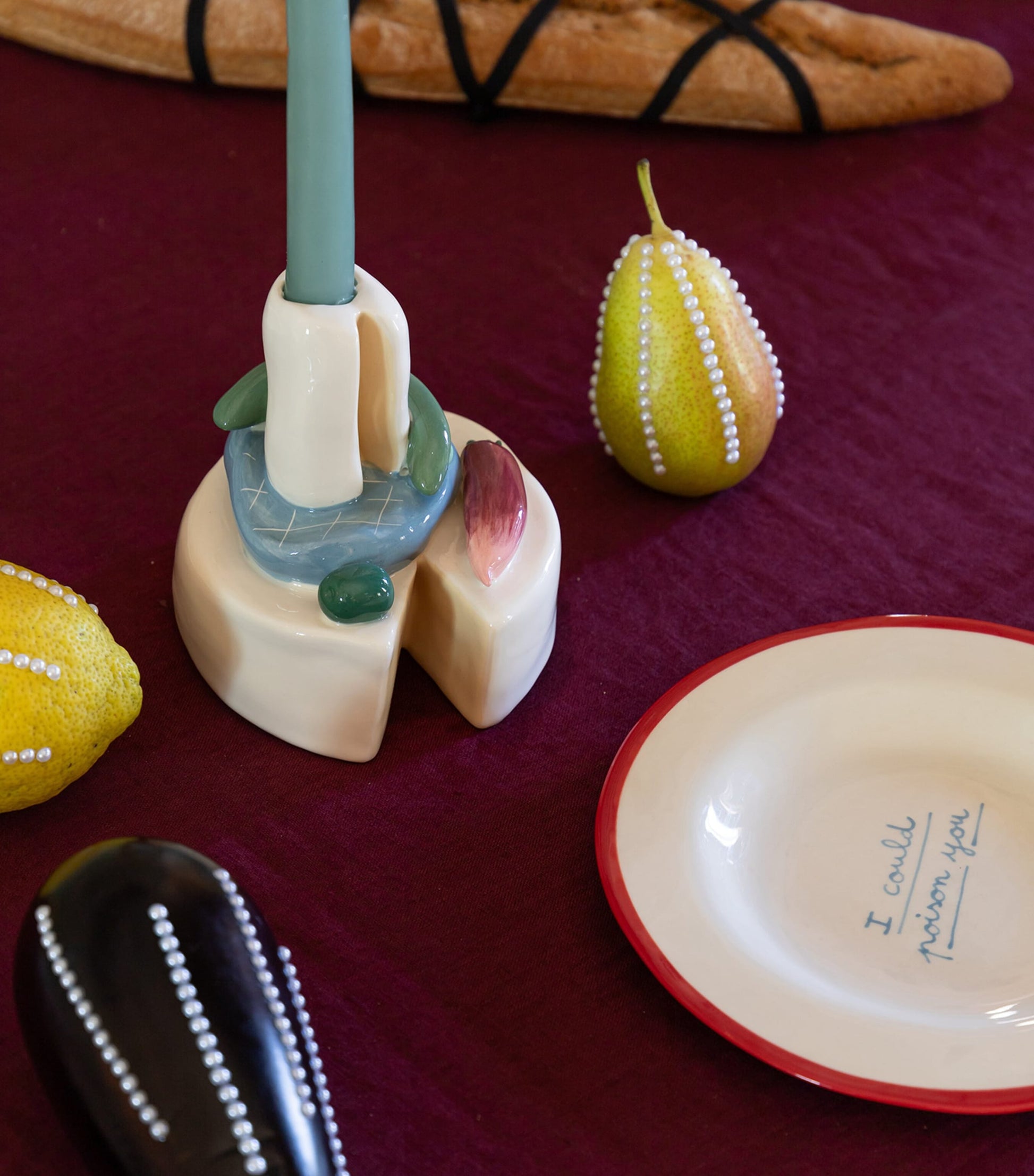 Cheesy Candle Holder