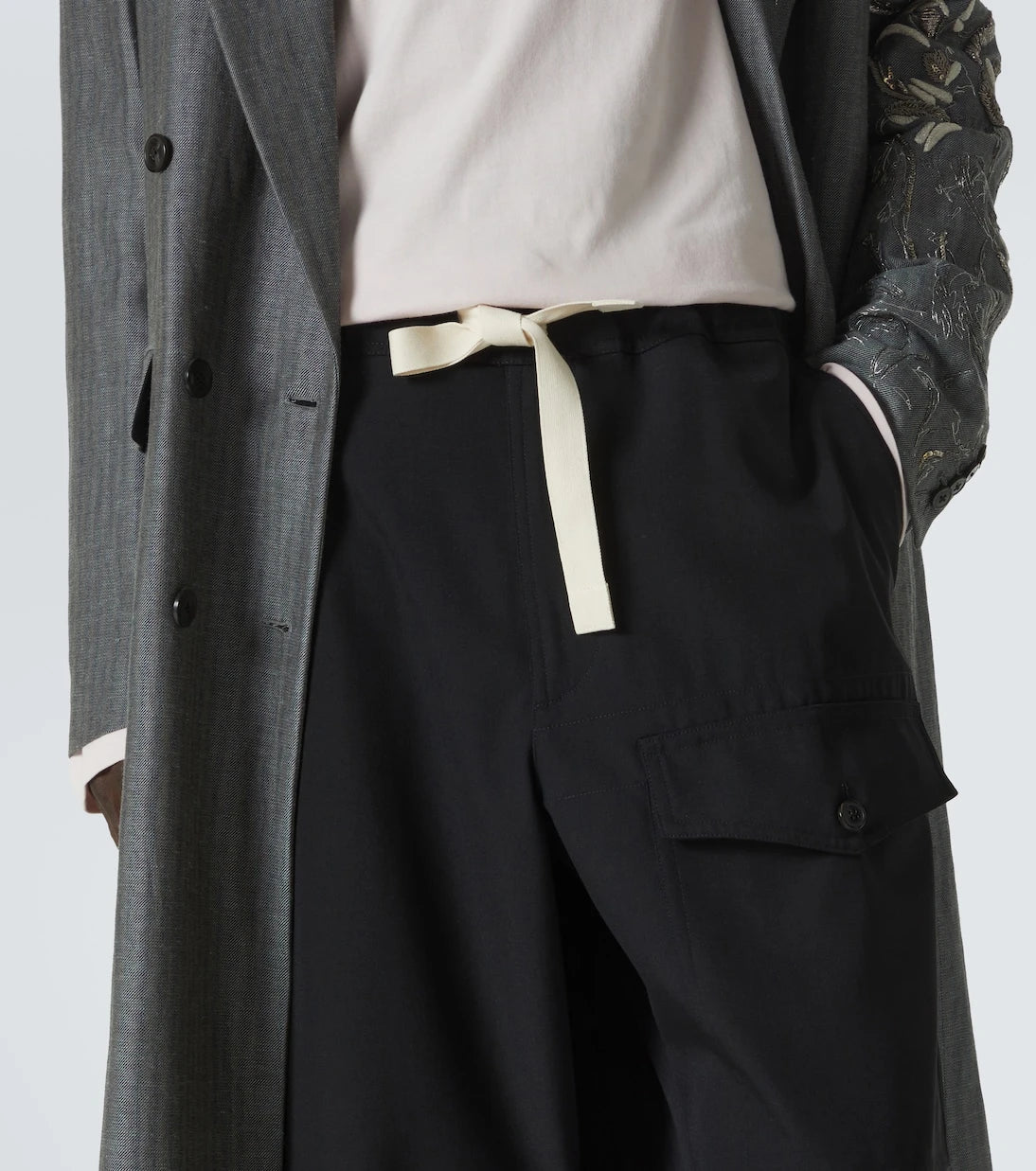 Dries Van Noten - Wool sweatpants
