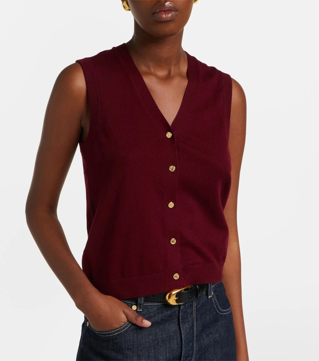 'S Max Mara - Cotton and silk vest