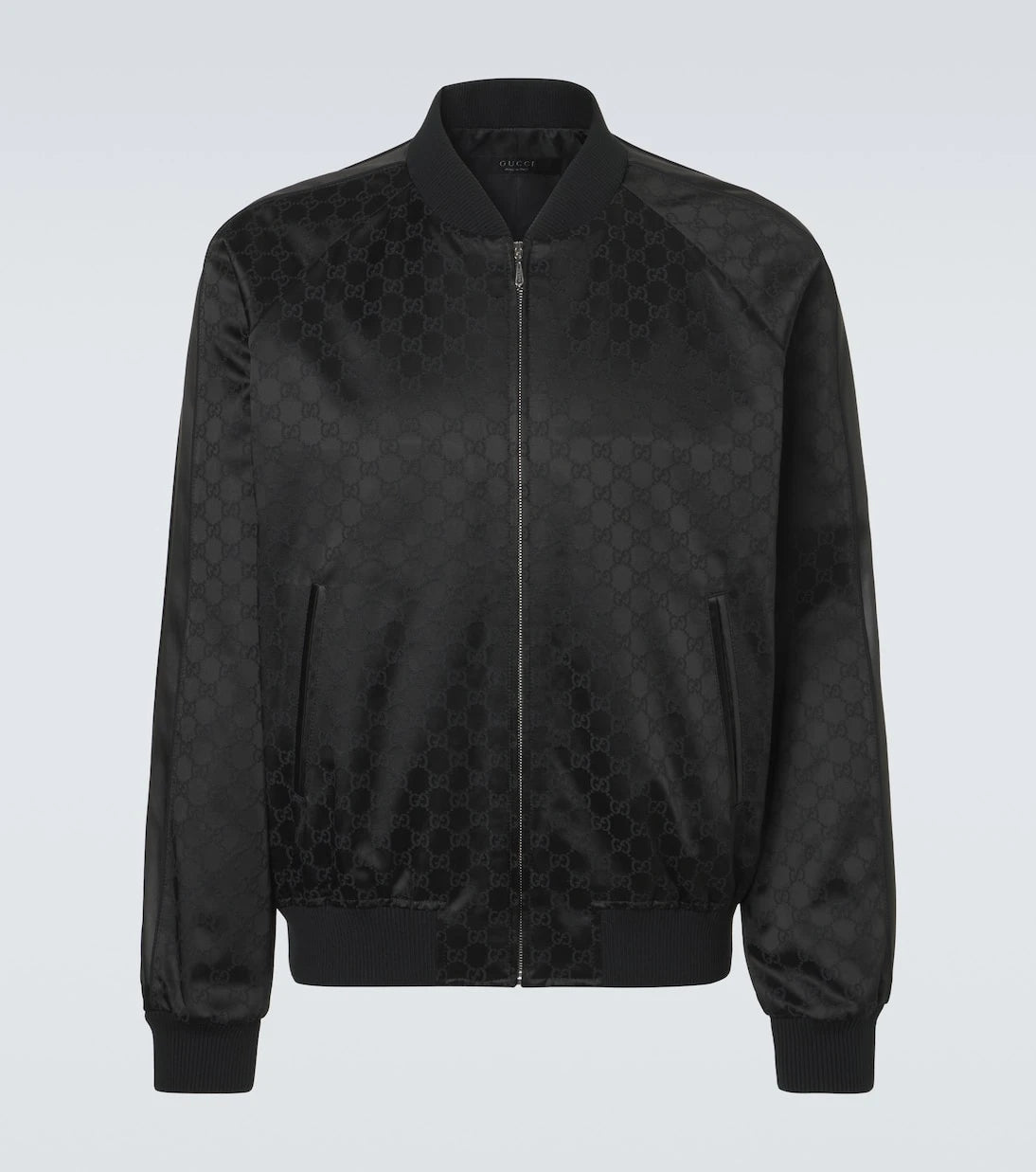 Gucci - GG cotton-blend satin jacket