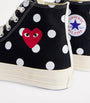 Comme Des Garçons Play x Converse Polka Dot Heart Chuck Taylor All Star '70 High-Top Sneakers