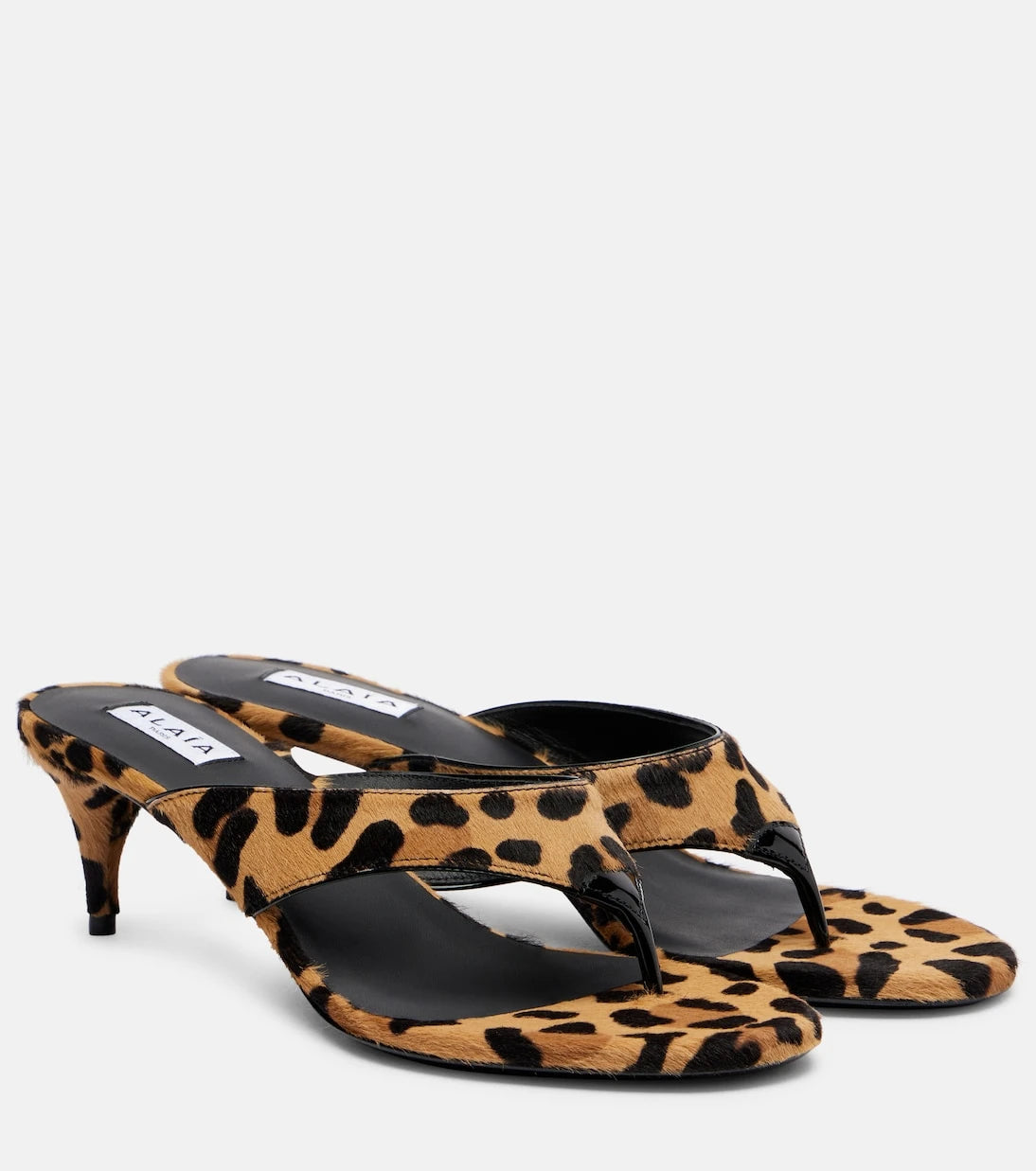 Alaïa - صندل ثونغ 55 من جلد العجل