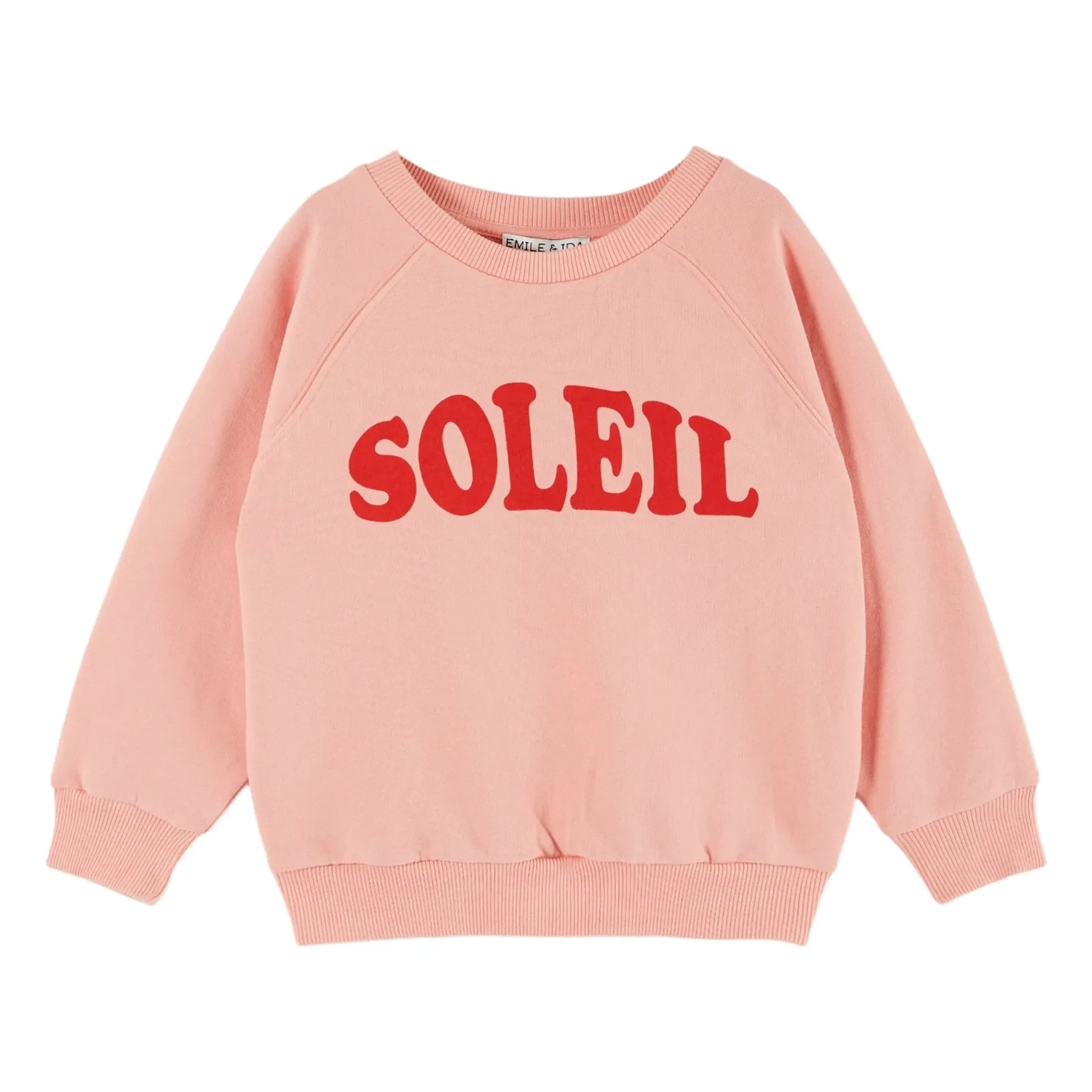 Emile et Ida - Sweat Soleil Organic Cotton | Pink
