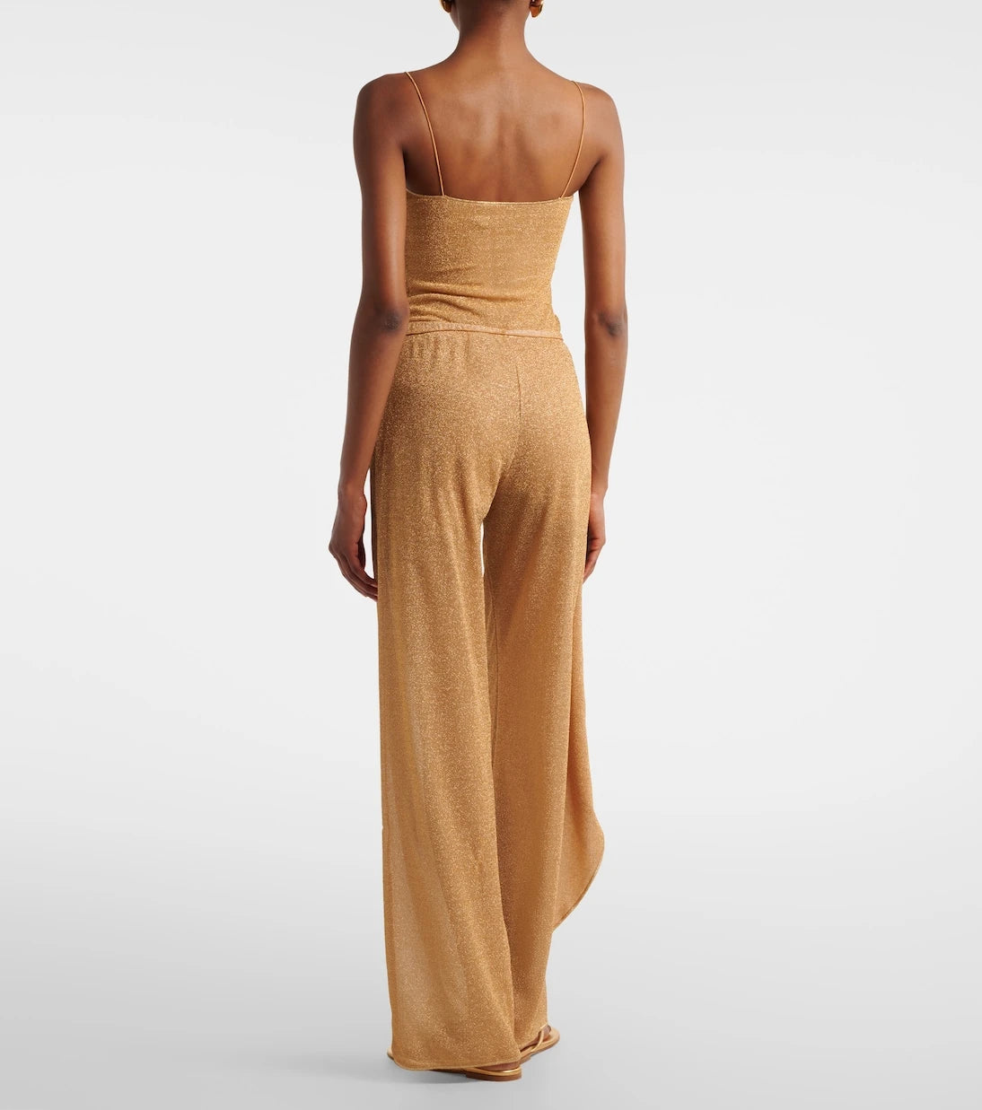 Oséree - Lumière beaded wide-leg pants