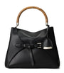 Black Calfskin The Ralph Top-Handle Bag