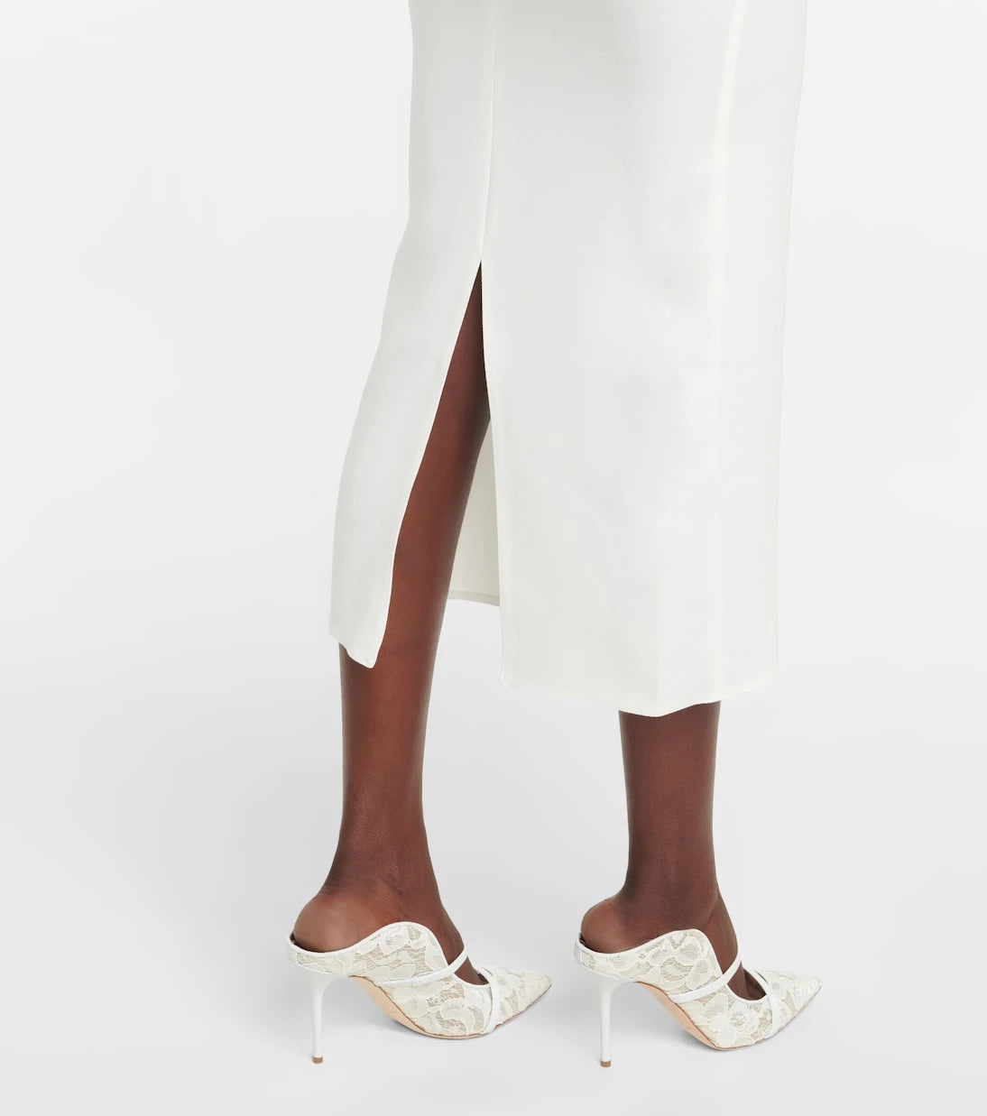 Alex Perry - Bridal Tate stretch-crêpe midi dress