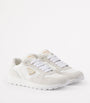 Prada White Re-Nylon and Suede Prax 2.0 Low-Top Sneakers