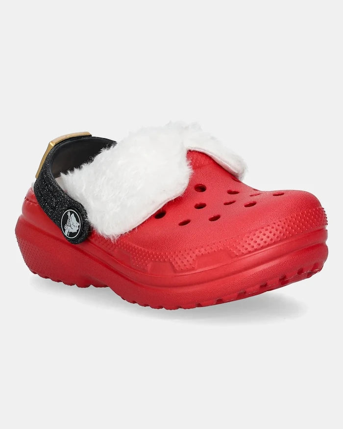 Çocuk Crocs CLASSIC LINED SANTA CLOG