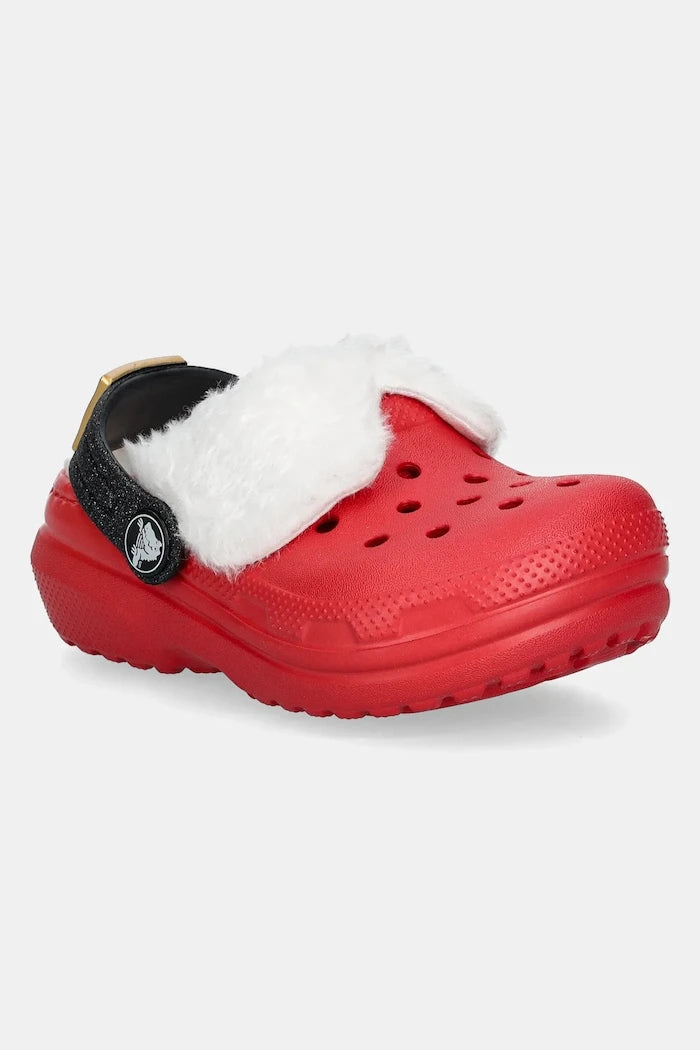 Çocuk Crocs CLASSIC LINED SANTA CLOG