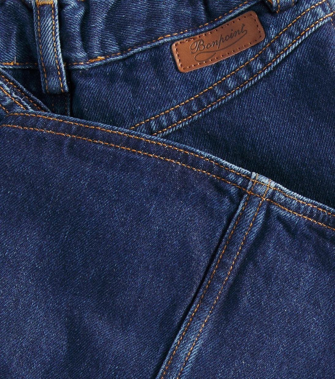 Bonpoint - Gingia denim skirt