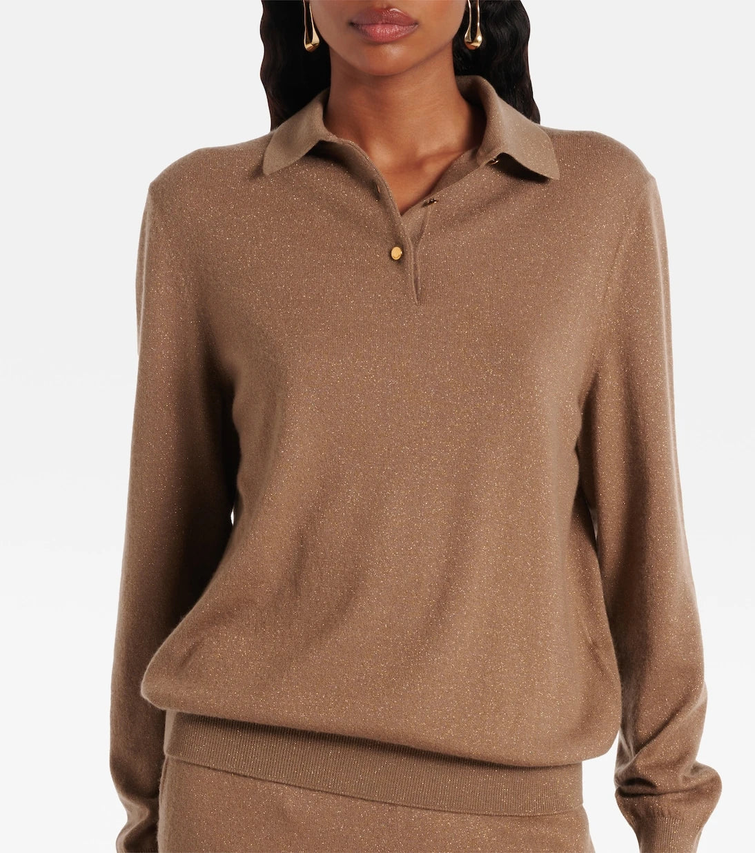 Loro Piana - Luciole cashmere-blend polo sweater