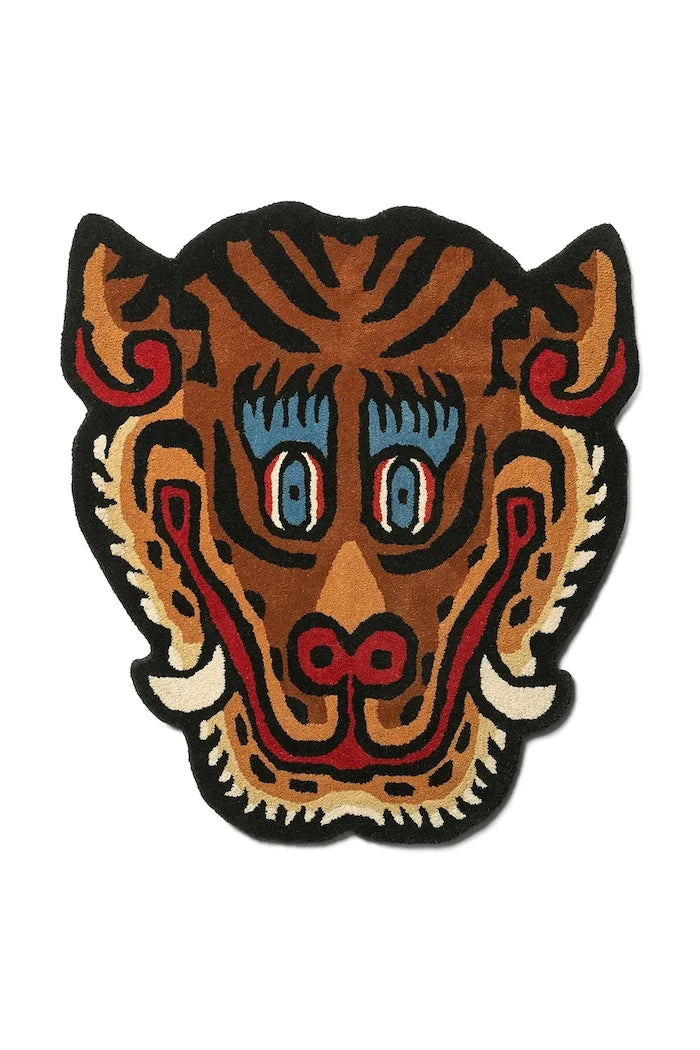 Вълнен килим Bongusta Tiger Face 92 x 100 cm