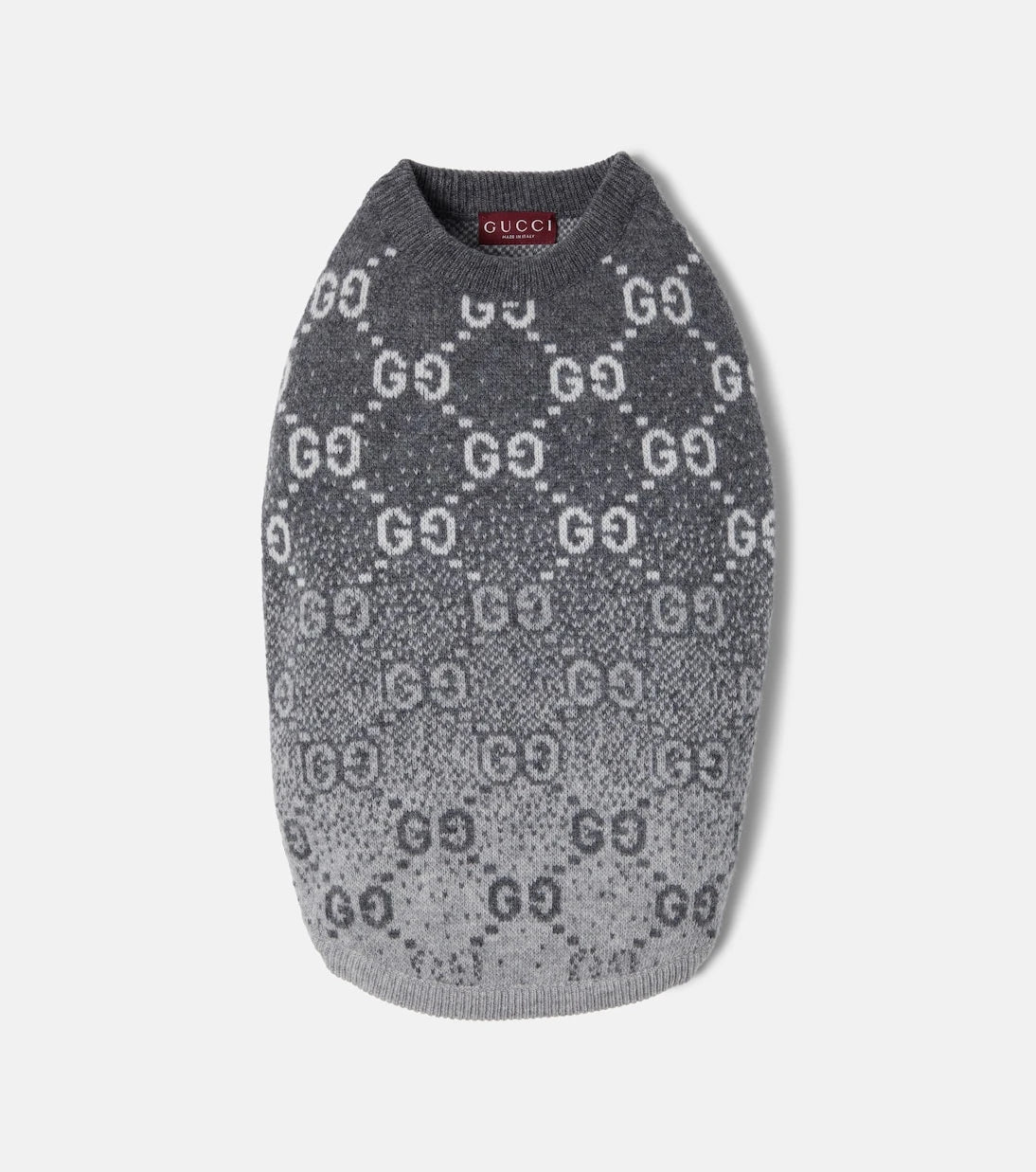 Gucci - Wool jacquard dog sweater