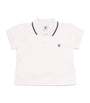 Petit Bateau Cotton Logo Polo Shirt (6-24 Months)