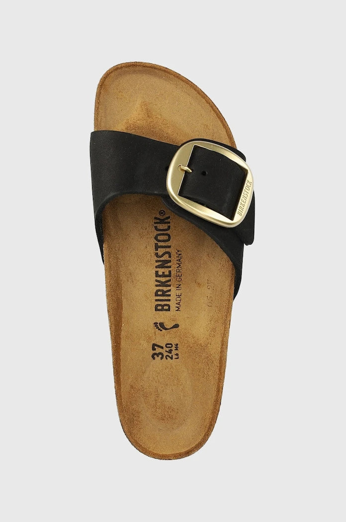 Чехли от набук Birkenstock Madrid Big Buckle