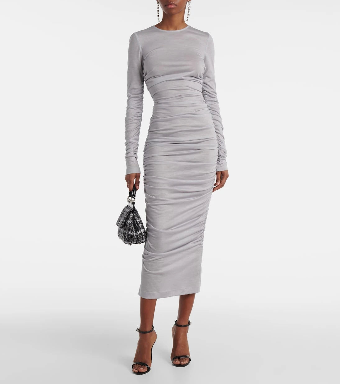 Dolce&Gabbana - Yün midi elbise