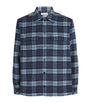 SAMSOE SAMSOE Blue Check Overshirt
