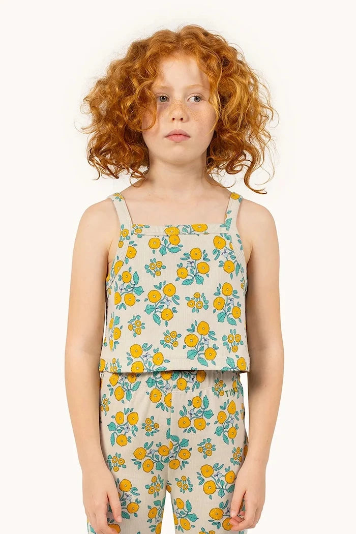 Детски топ Tinycottons FLOWERS TOP