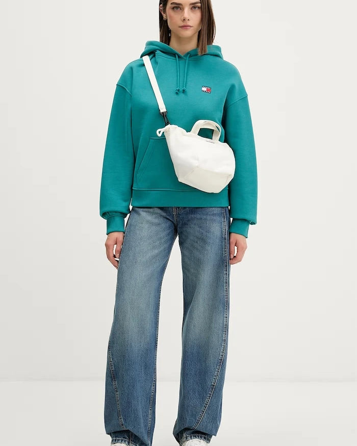 Tommy Jeans Kapüşonlu Kadın Pamuklu Sweatshirt