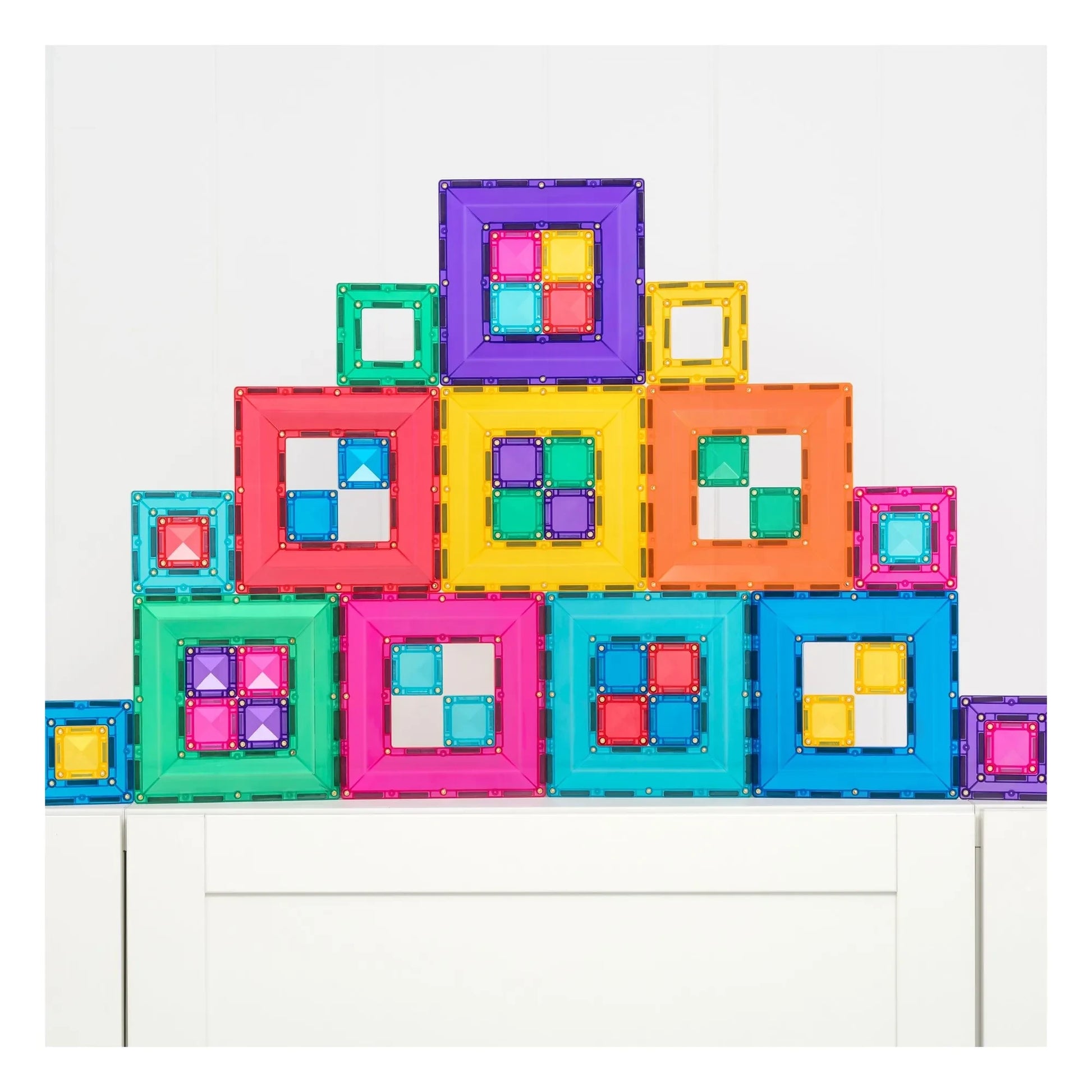 Connetix - Bright Portal pack - 48 pieces | Rainbow