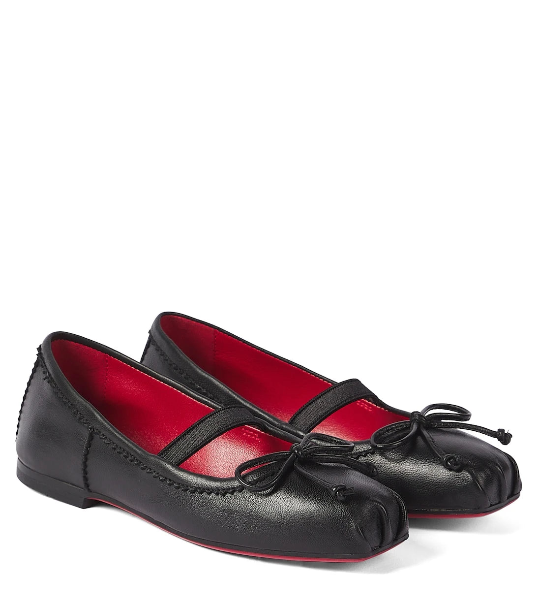 Christian Louboutin Kids - Baballet leather ballet flats