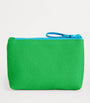 Green Cotton Logo Coin Purse