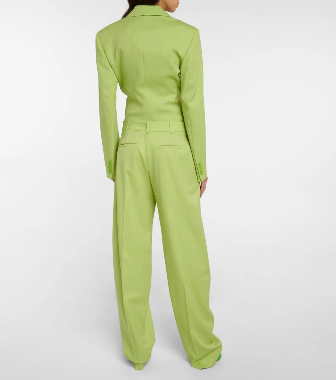 The Attico - Jagger wool gabardine tapered pants