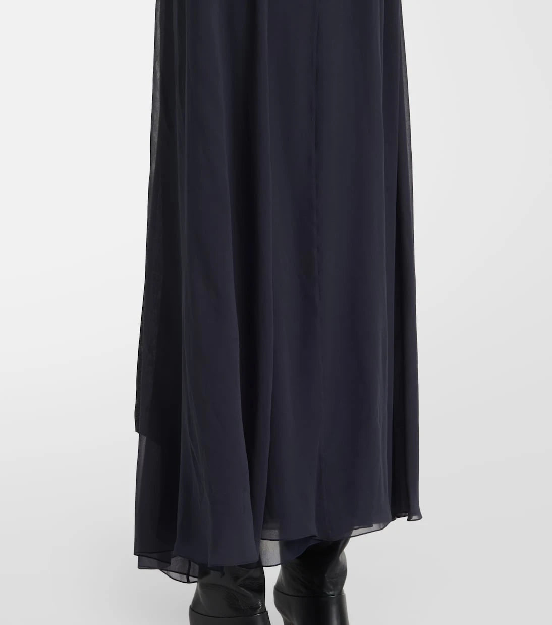 Chloé - Gathered silk georgette maxi dress