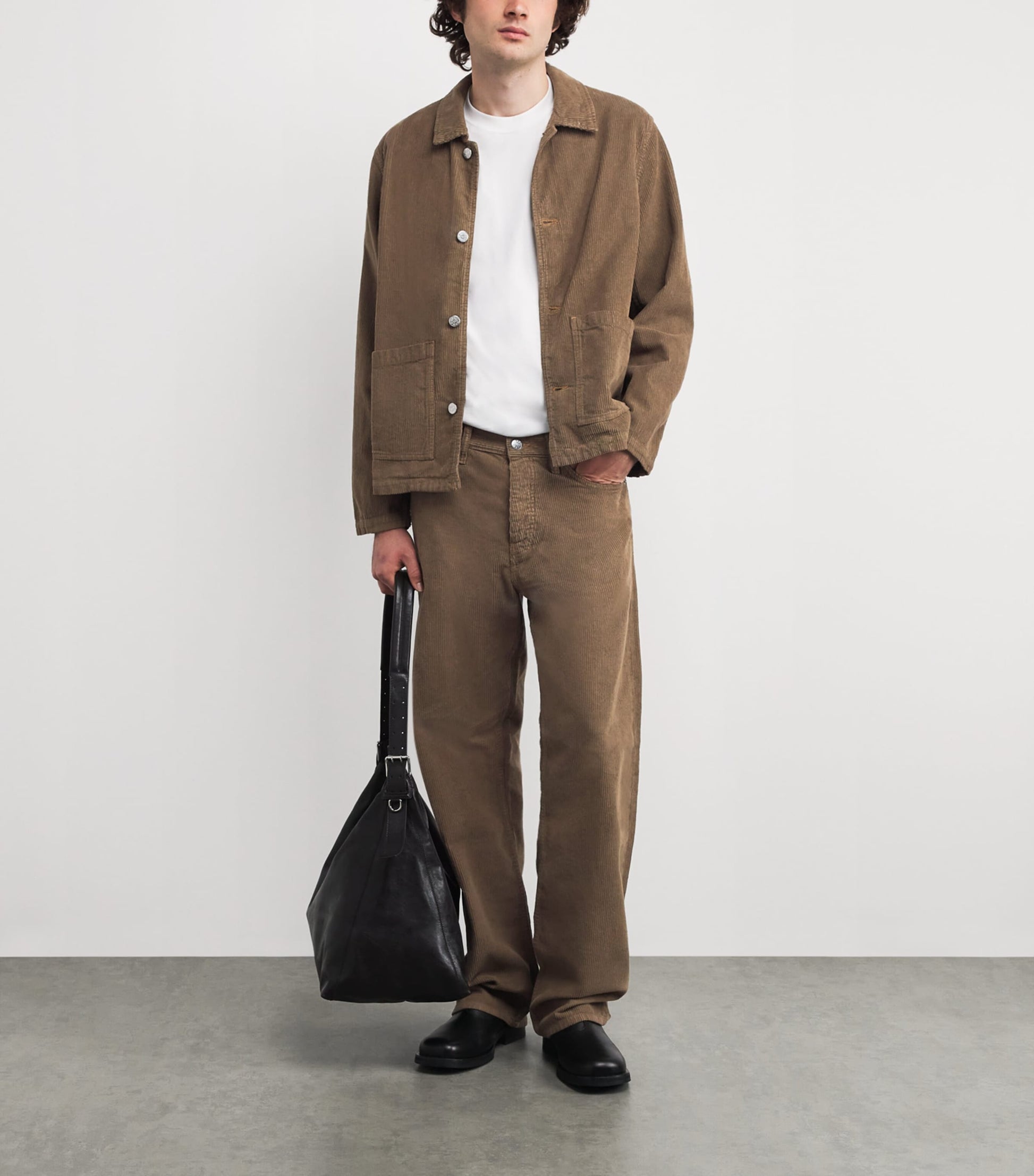 Sunflower Beige Cotton Corduroy Jacket