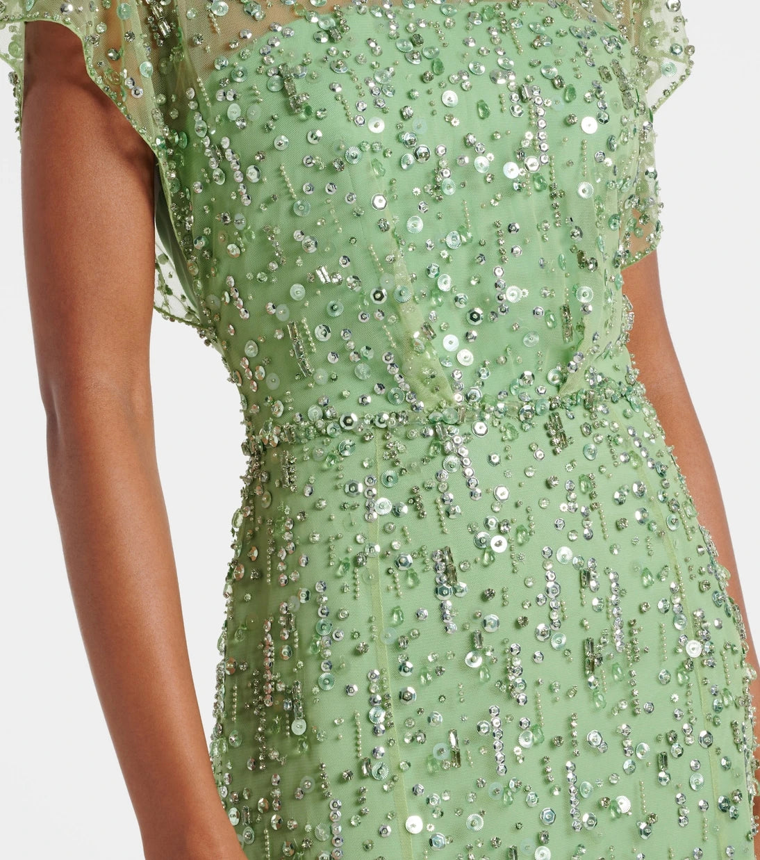 Jenny Packham - Crystal Drop embellished gown