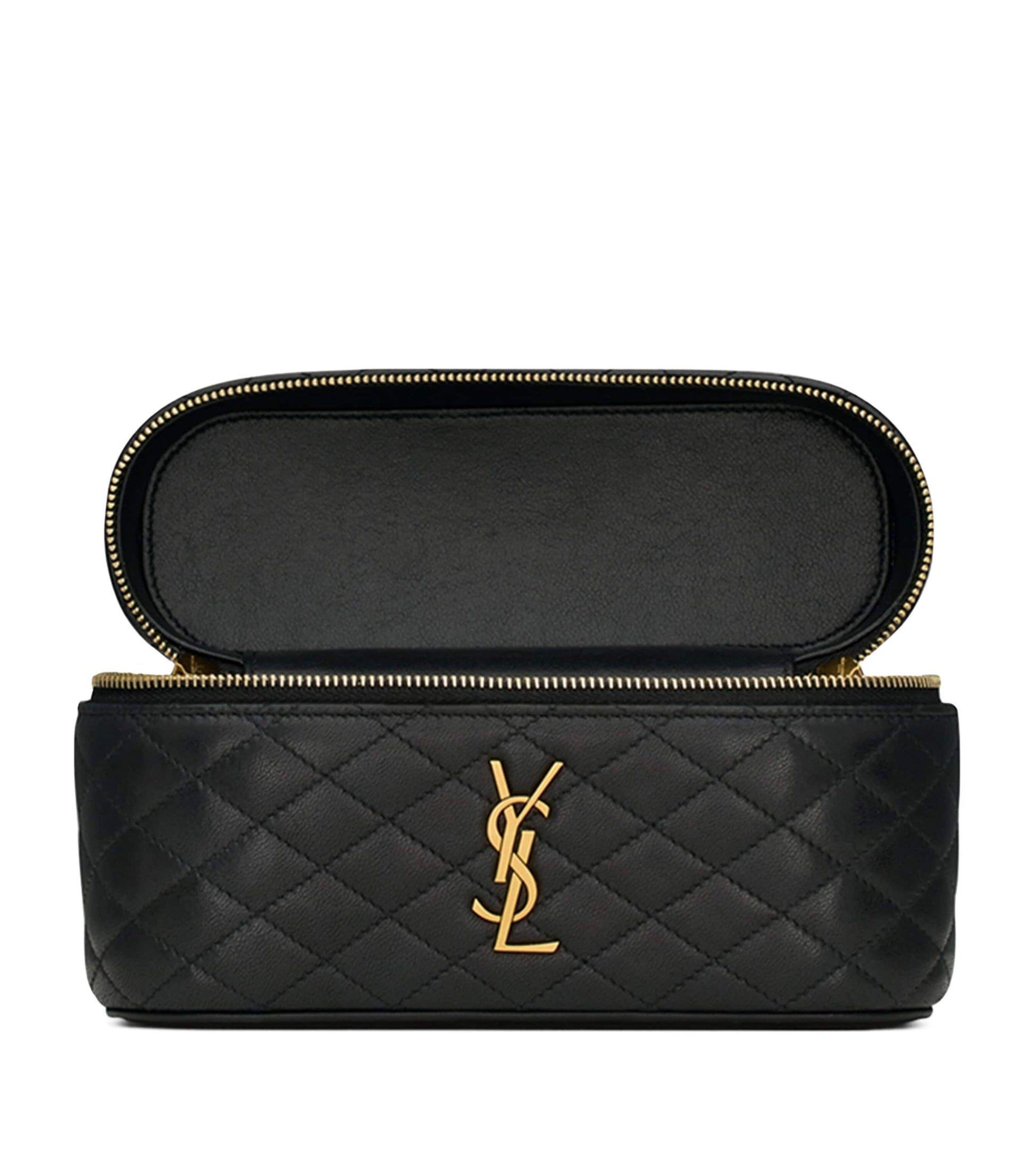 Saint Laurent Black Mini Gaby Top-Handle Bag