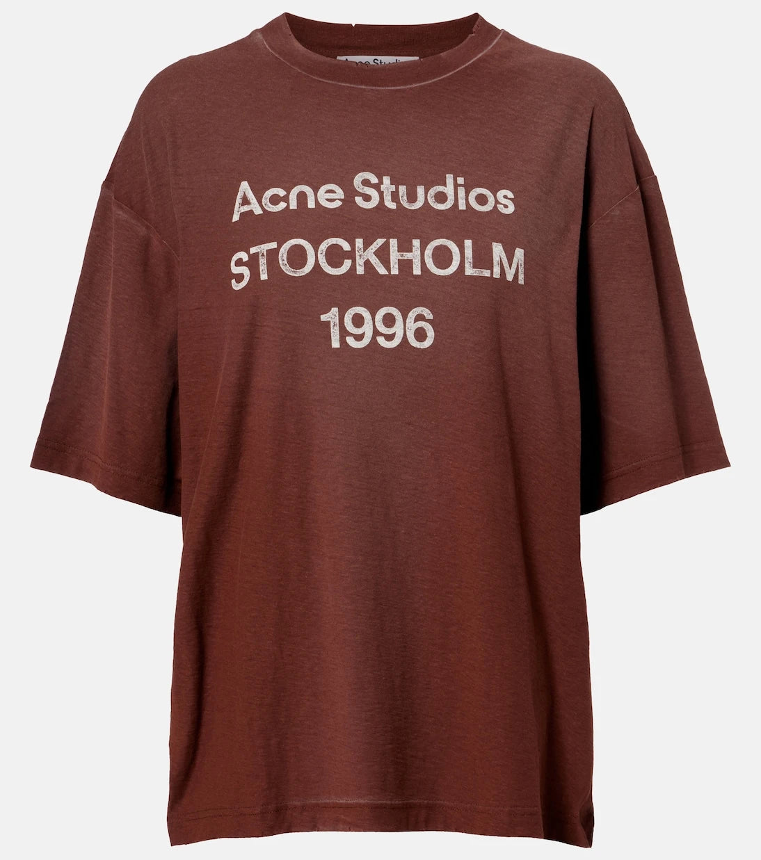 Acne Studios - Logo cotton and hemp jersey T-shirt