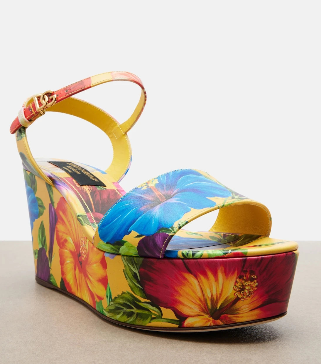 Dolce&Gabbana - Bianca floral wedges