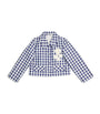 Self-Portrait Kids Taffeta Gingham Jacket (3-12 Years)